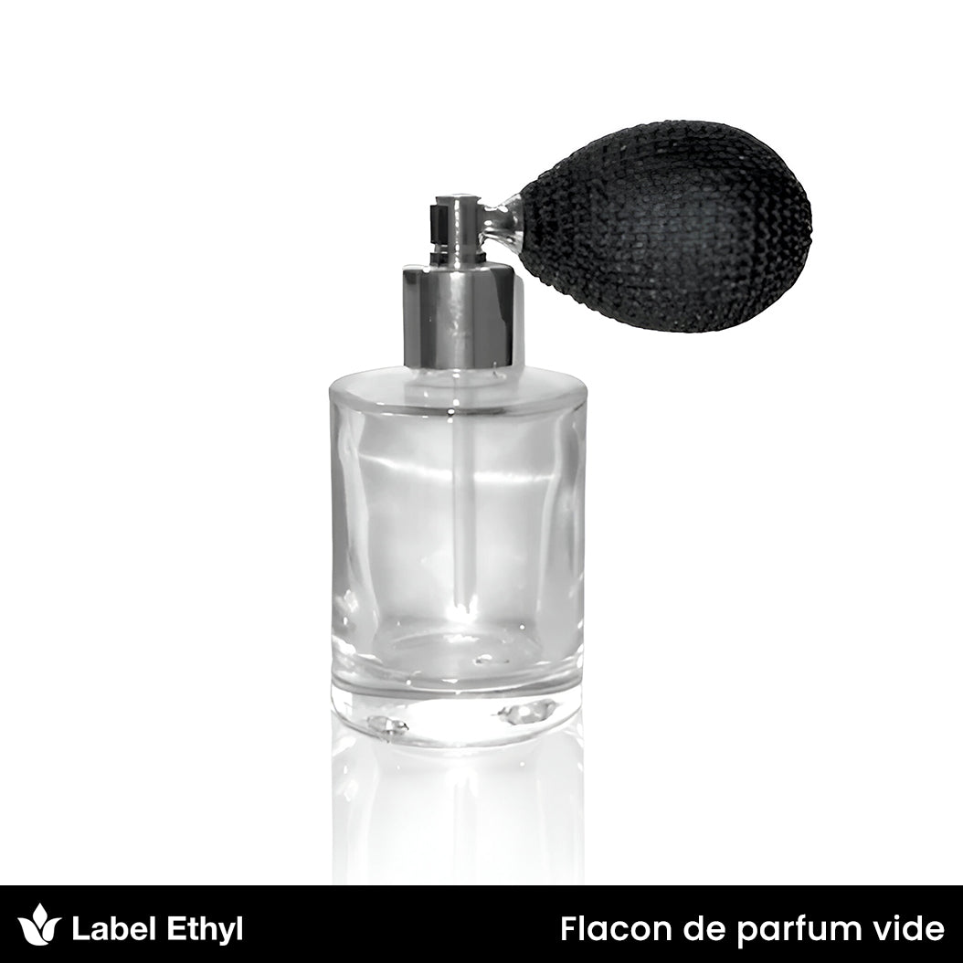 Vaporisateur poire pour parfum + flacon 50ml